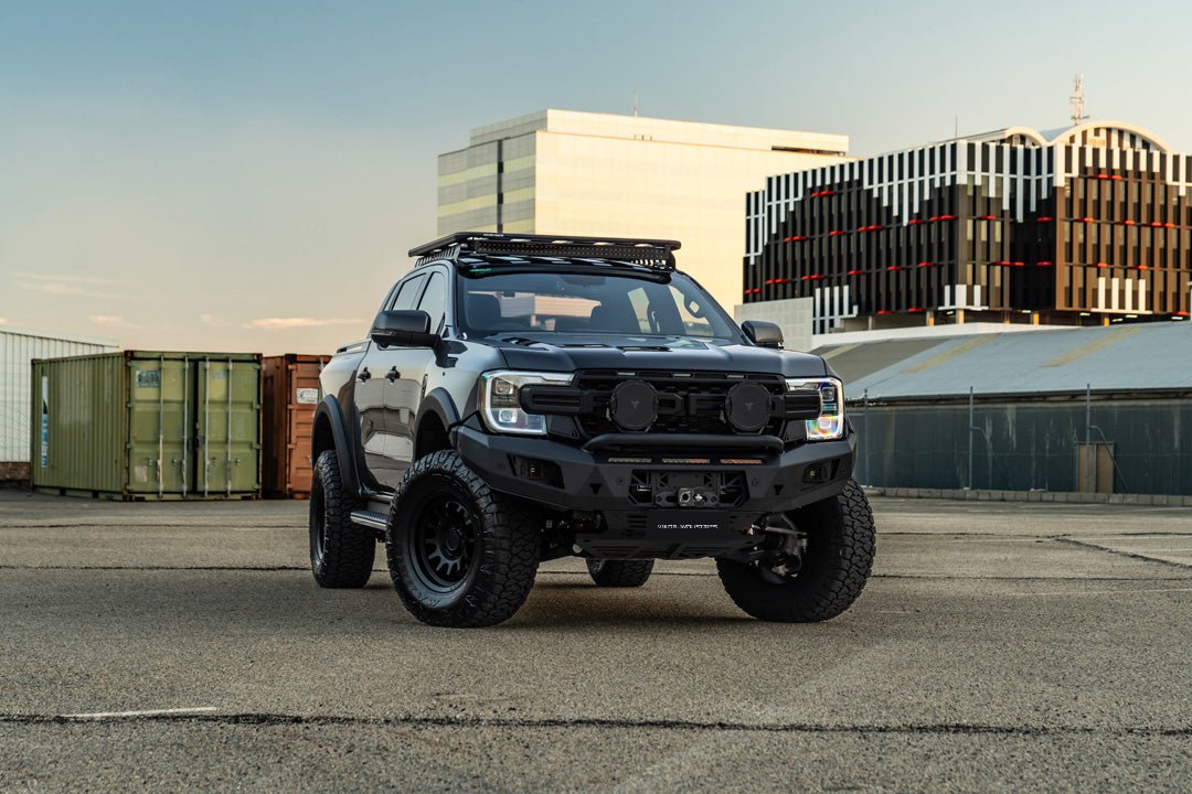 Diablo Pre-Runner Bull Bar on the Next Gen Ford Ranger, close-up detail