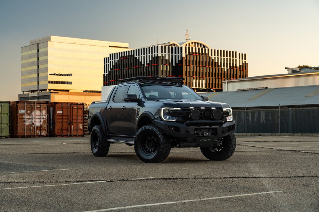 Diablo Pre-Runner Bull Bar on the Next Gen Ford Ranger, side view