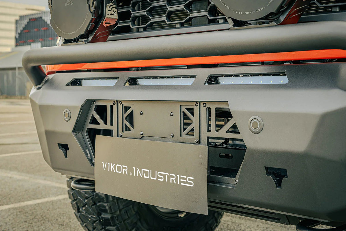 Diablo Pre-Runner Bull Bar on the Next Gen Ford Ranger Raptor, fitted on the vehicle