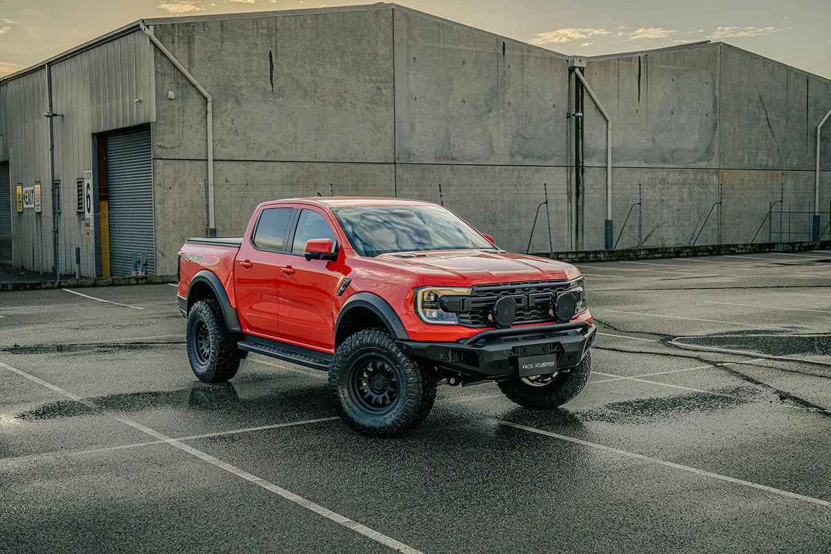 Diablo Pre-Runner Bull Bar on the Next Gen Ford Ranger Raptor, close-up detail