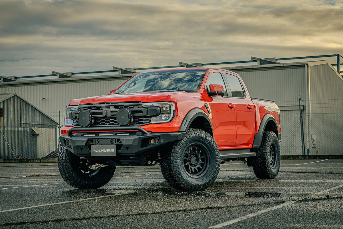 Diablo Pre-Runner Bull Bar on the Next Gen Ford Ranger Raptor, finish detail