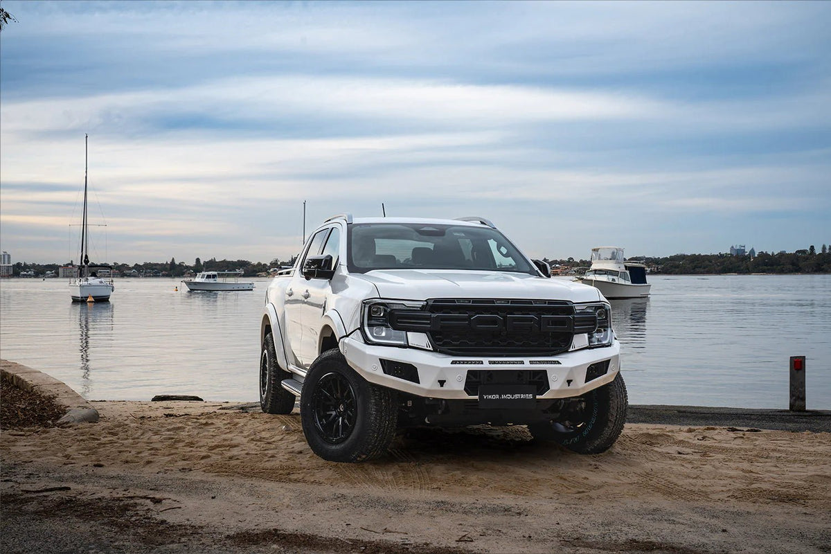 Diablo Bull Bar (No Loop) on the Next Gen Ford Ranger, side view