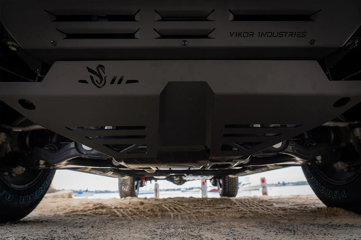 Diablo Bull Bar (No Loop) on the Next Gen Ford Ranger, angled view