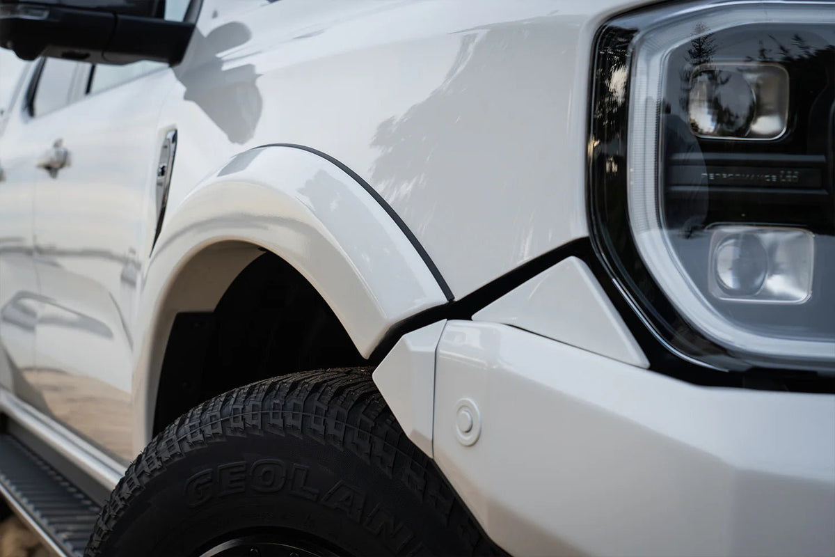 Diablo Bull Bar (No Loop) on the Next Gen Ford Ranger, top view
