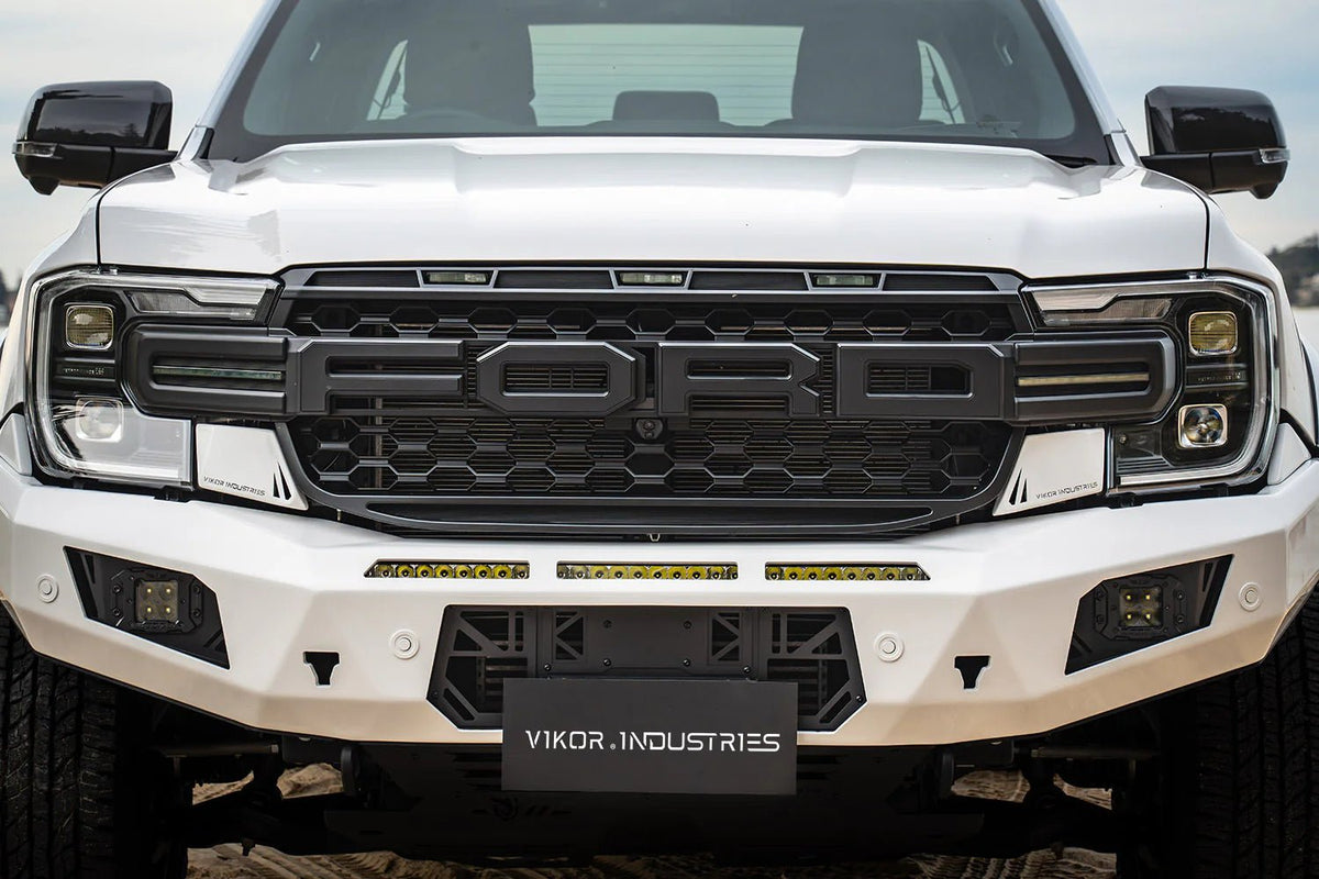 Diablo Bull Bar (No Loop) on the Next Gen Ford Ranger, underside view