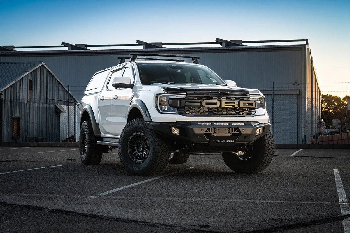 Diablo Bull Bar (No Loop) on the Next Gen Ford Ranger Raptor, side view