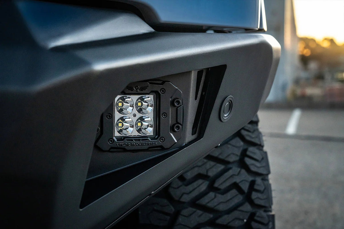 Diablo Bull Bar (No Loop) on the Next Gen Ford Ranger Raptor, mounting detail