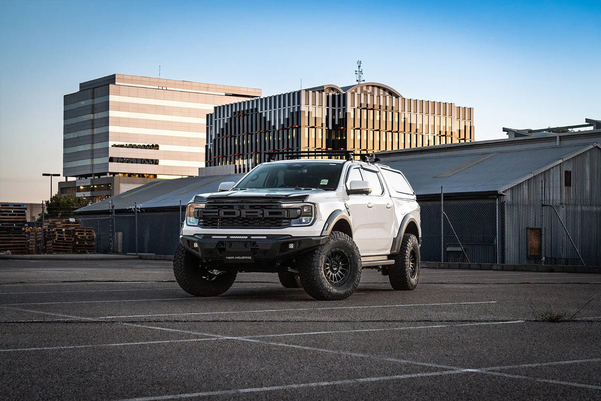 Diablo Bull Bar (No Loop) on the Next Gen Ford Ranger Raptor, close-up detail