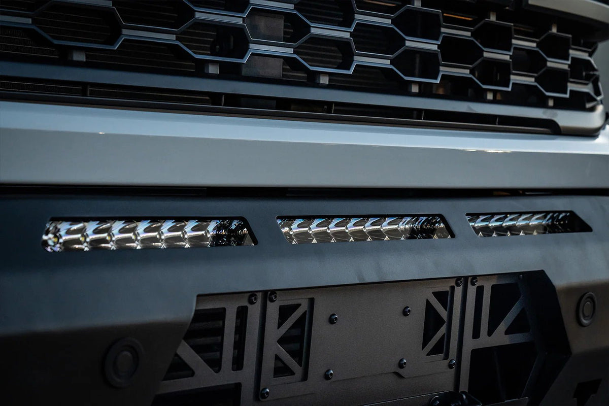 Diablo Bull Bar (No Loop) on the Next Gen Ford Ranger Raptor, fitted on the vehicle