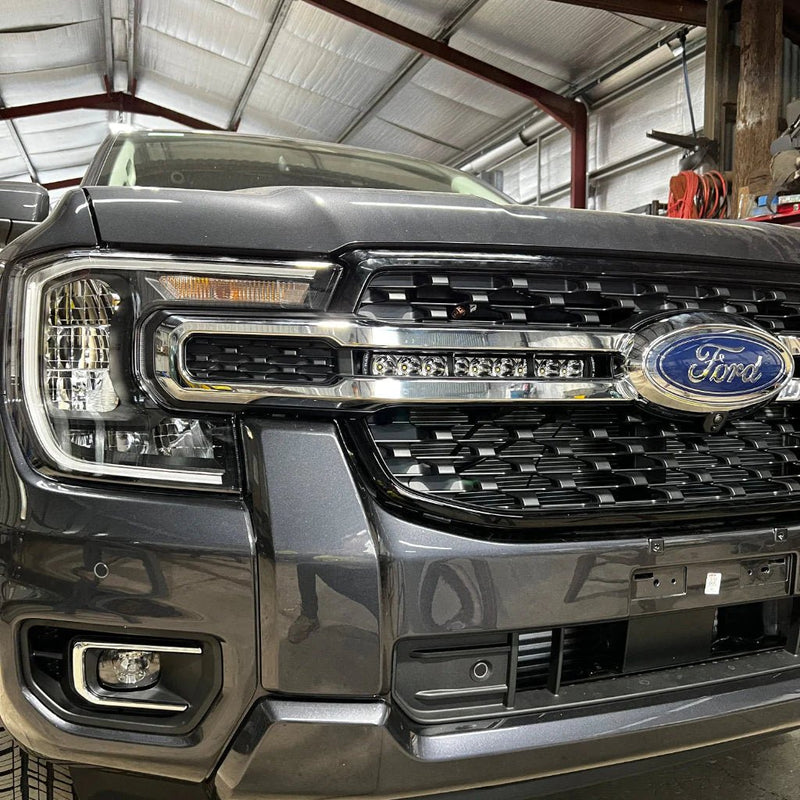 Pirate Dual Grille Light Bar Kit fitted to a Next Gen Ford Ranger & Everest (2022+)