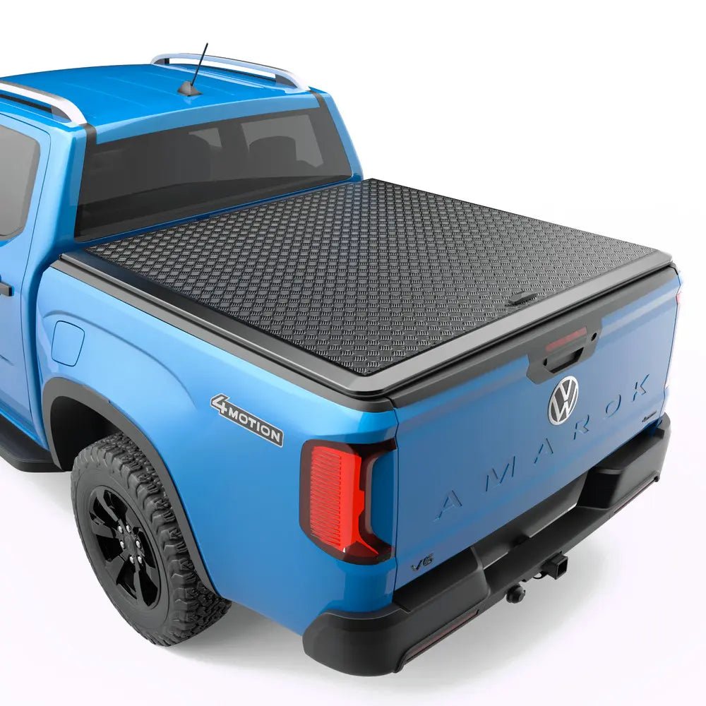 Aluminium Load Shield on the Volkswagen Amarok NF, fitted on the vehicle