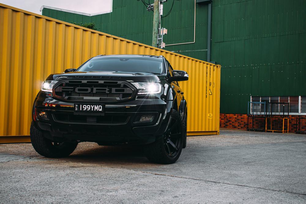 Fender Flares on the Ford Everest UA, close-up detail