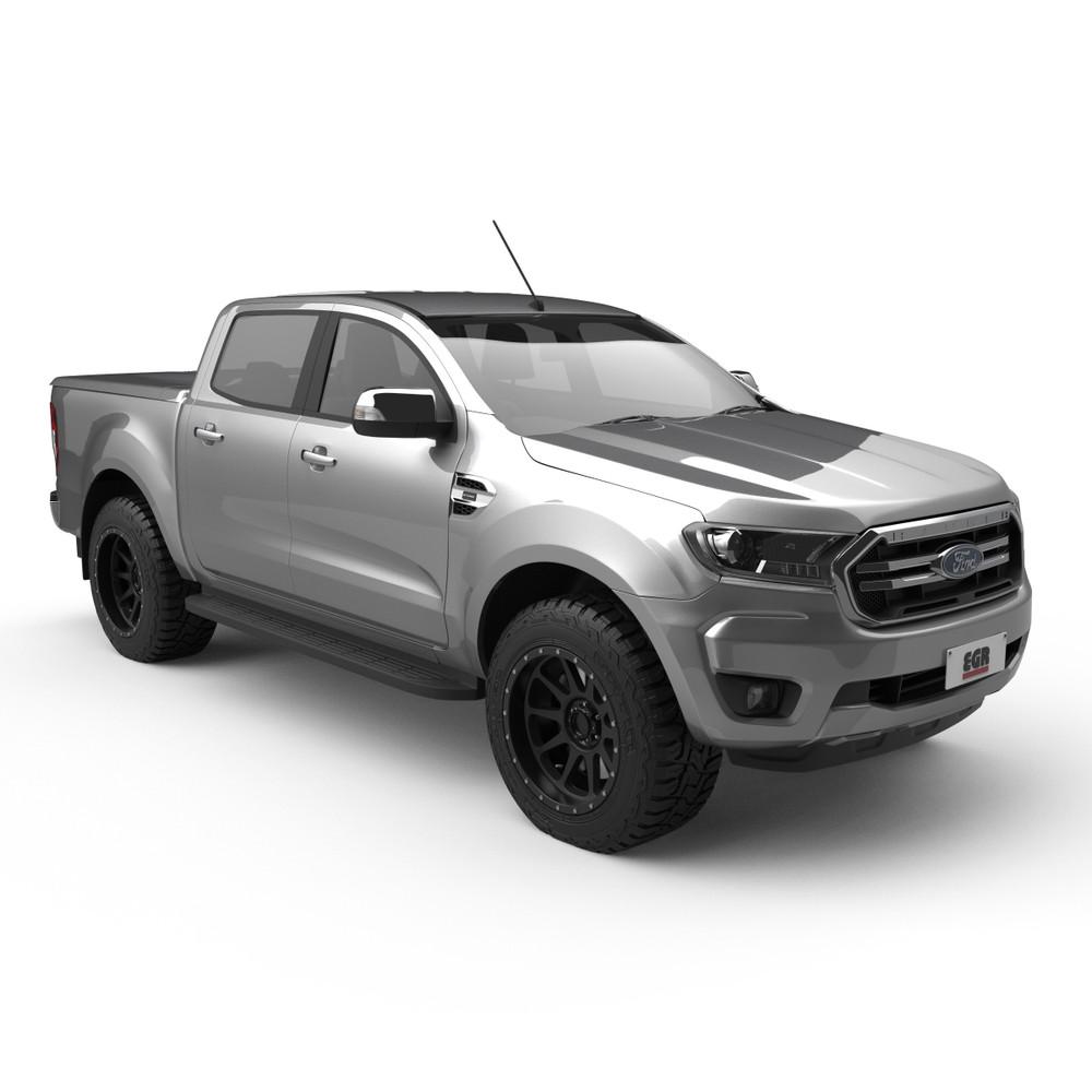 1 Piece Hard Lid on the Ford Ranger PX3, close-up detail