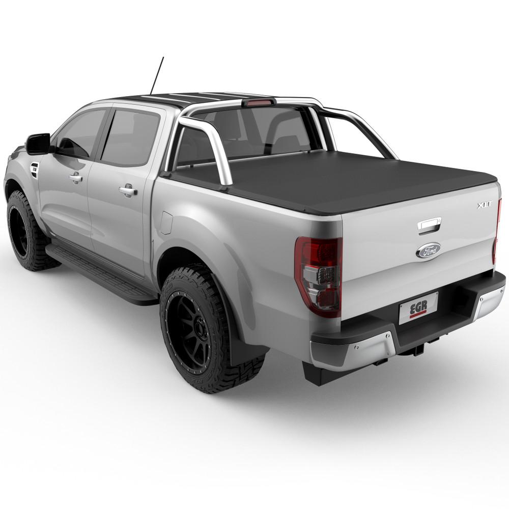 EGR Soft Tonneau Cover (Suits Sports Bars) fitted to a Ford Ranger PX3 (2019-2022)