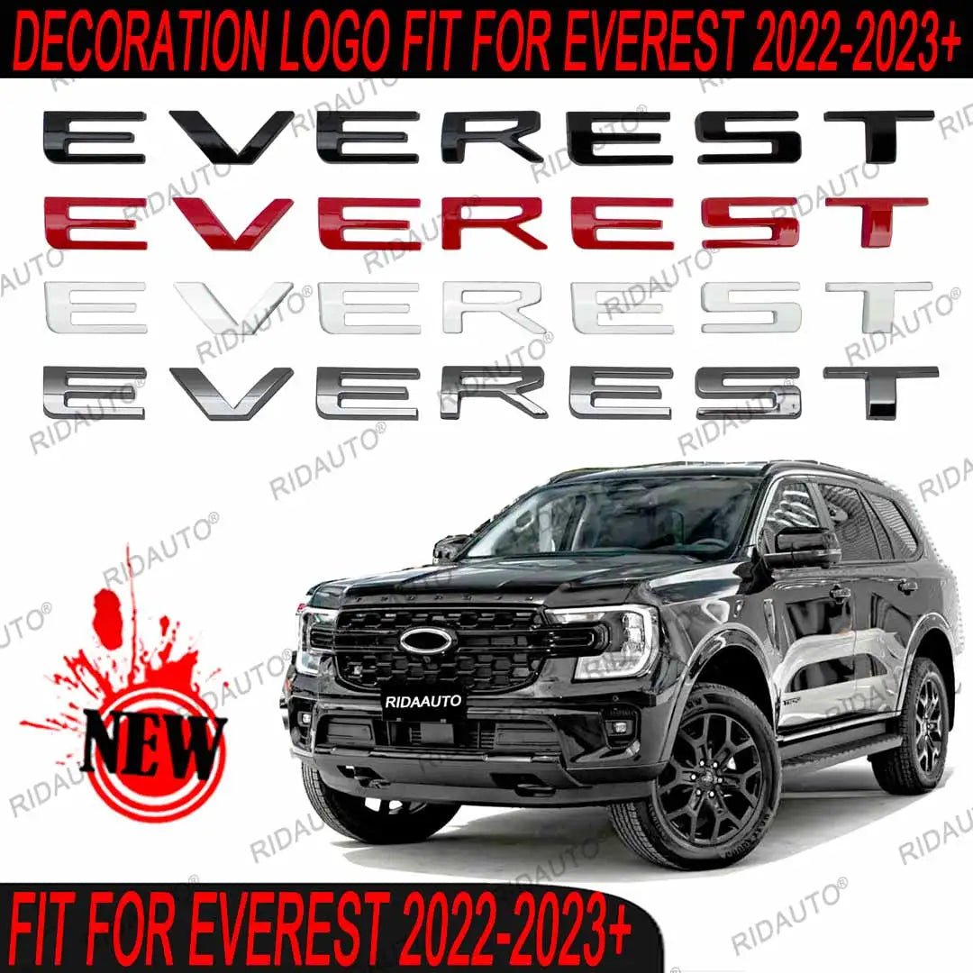 NXG EVEREST 3D Lettering fitted to a Next Gen Ford Everest (2022-Current)