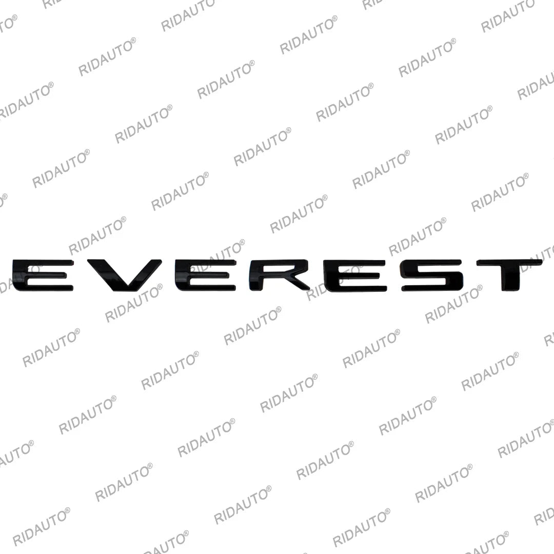 EVEREST 3D Lettering on the Next Gen Ford Everest, close-up detail