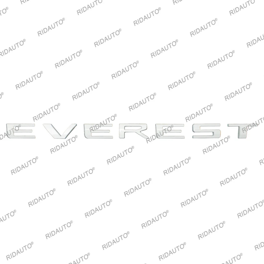 EVEREST 3D Lettering on the Next Gen Ford Everest, mounting detail