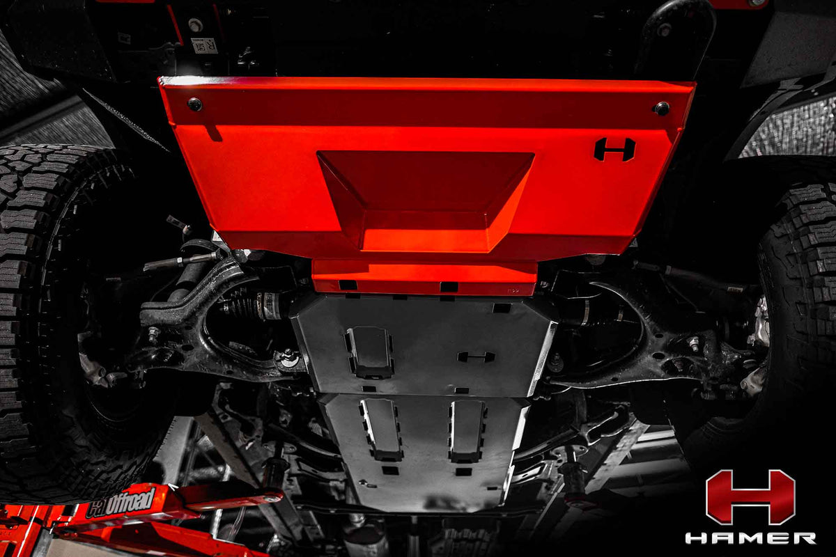 Bash Plate on the Next Gen Ford Ranger & Everest, mounting detail