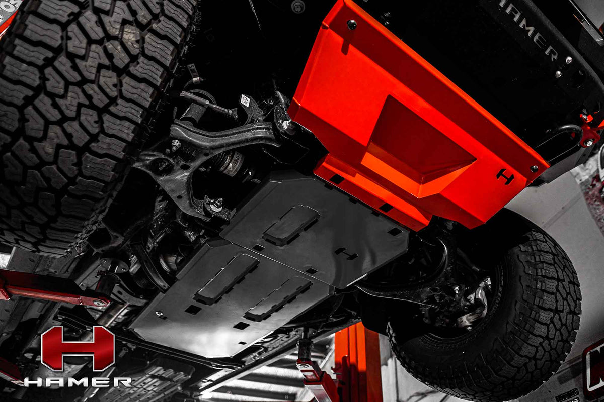 Bash Plate on the Next Gen Ford Ranger & Everest, close-up detail