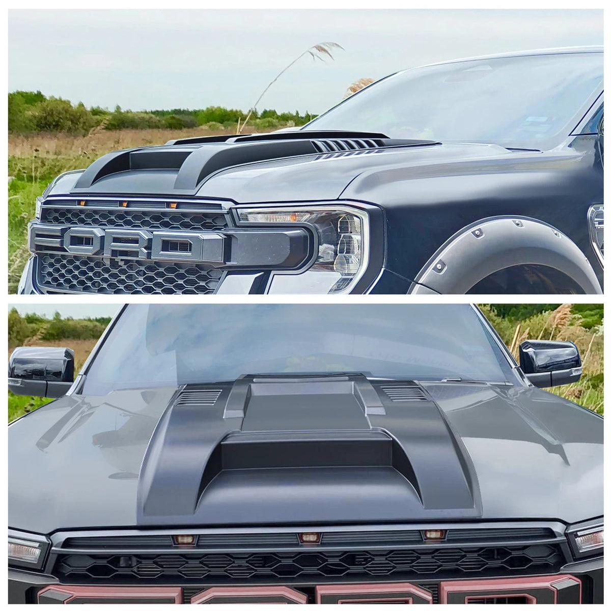 NXG Bonnet Scoop fitted to a Next Gen Ford Ranger & Everest (2022-Current)