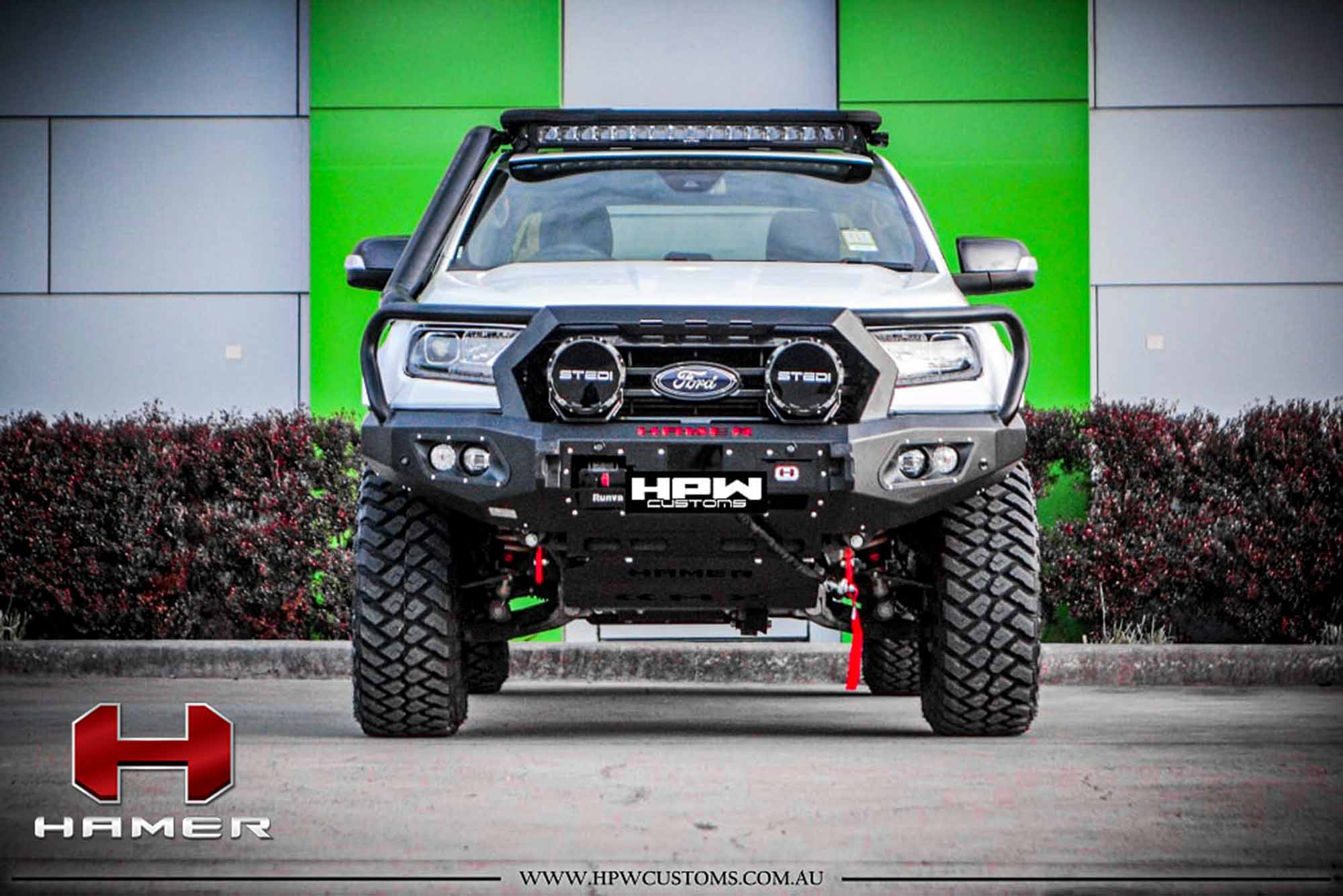 FORD RANGER BULL BAR - HAMER KING SERIES PLUS (PX2, PX3)