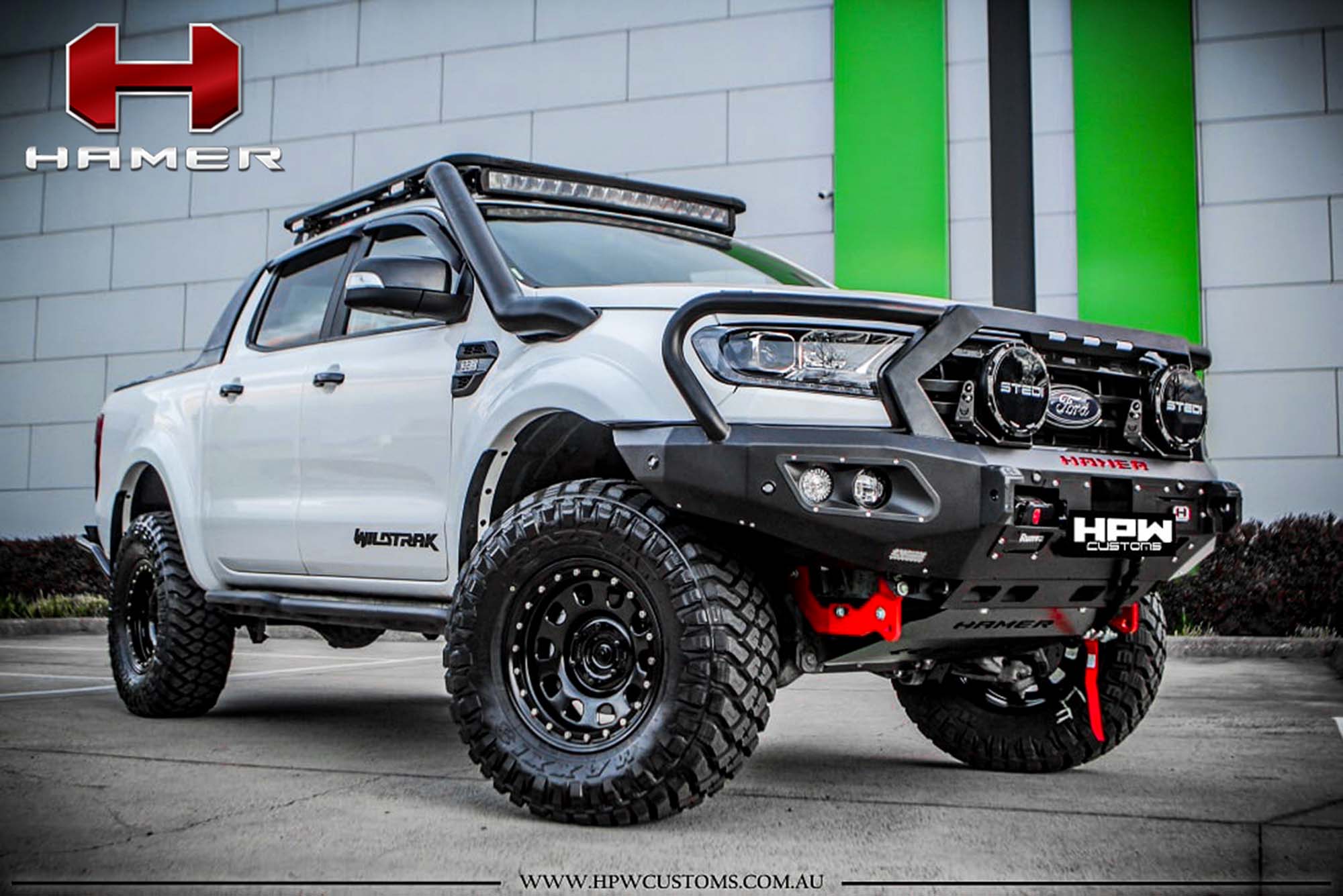 FORD RANGER BULL BAR - HAMER KING SERIES PLUS (PX2, PX3)