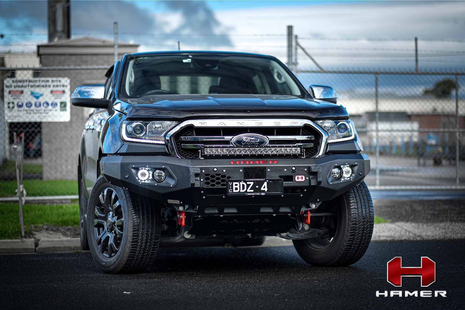 FORD RANGER BULL BAR (HAMER KING SERIES) - PX2, PX3Bull BarNXG