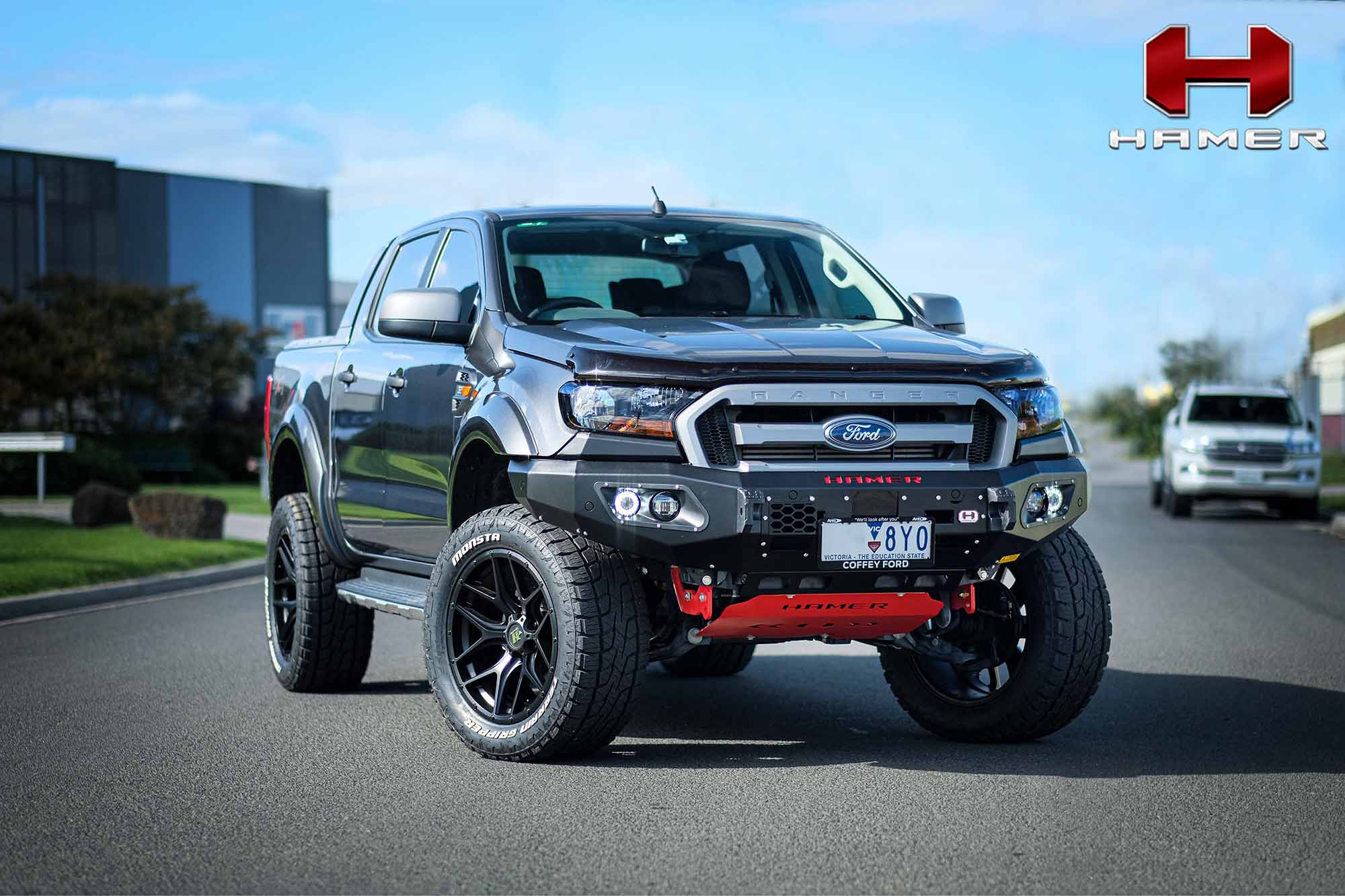 FORD RANGER BULL BAR (HAMER KING SERIES) - PX2, PX3