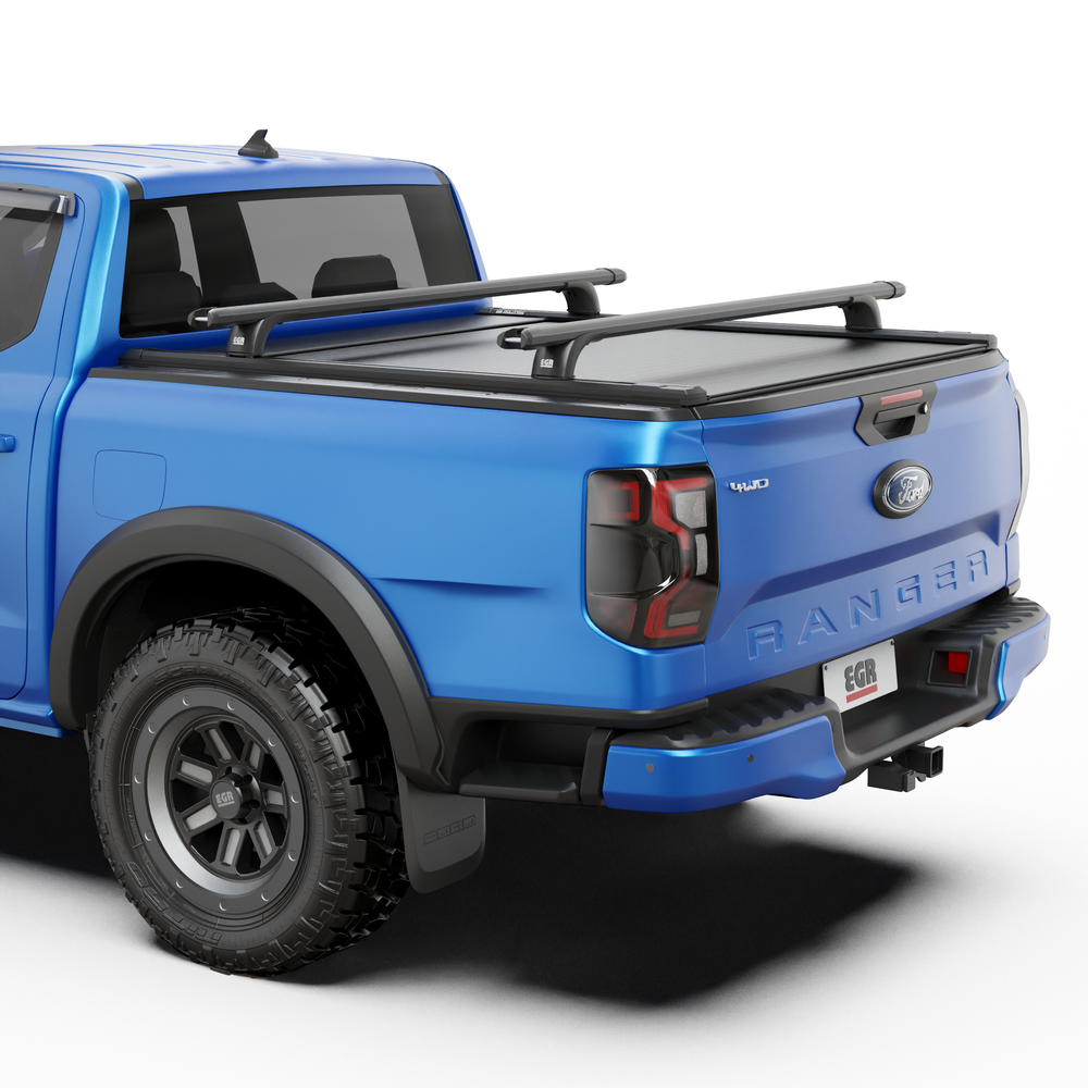 EGR RollTrac Crossbar Kit mounted on RollTrac side rails
