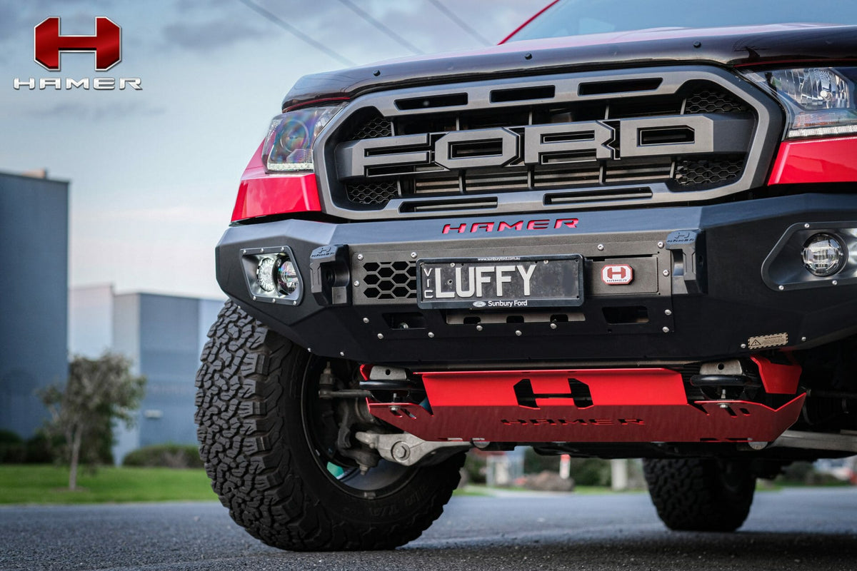 Bash Plate on the Ford Ranger Raptor Gen 1, side view