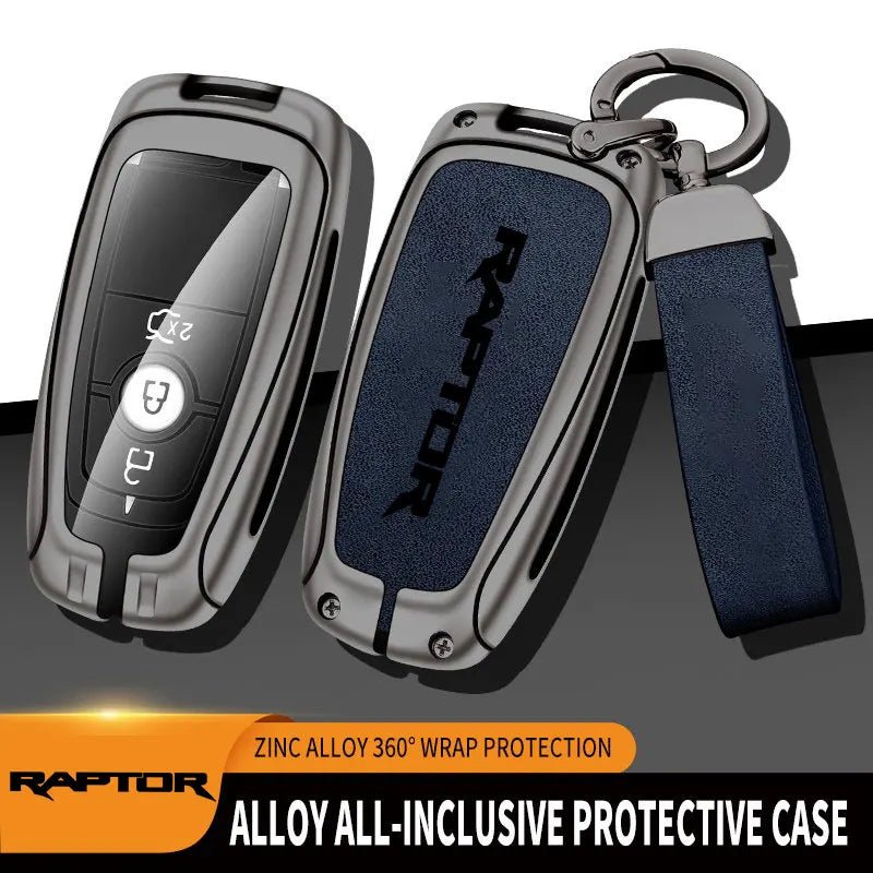 Zinc Alloy Key Case on the Next Gen Ford Ranger Raptor, close-up detail