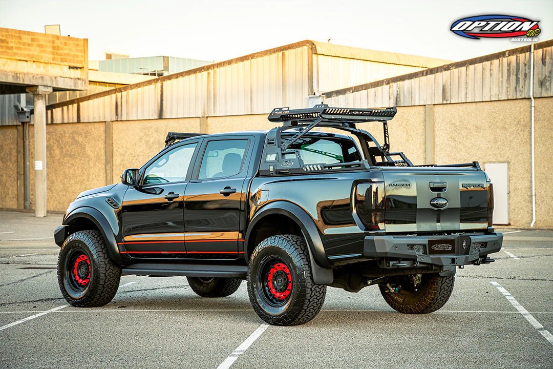 Option 4WD Fighter Rear Bar fitted to a Ford Ranger PX2/PX3 (2015-2022)