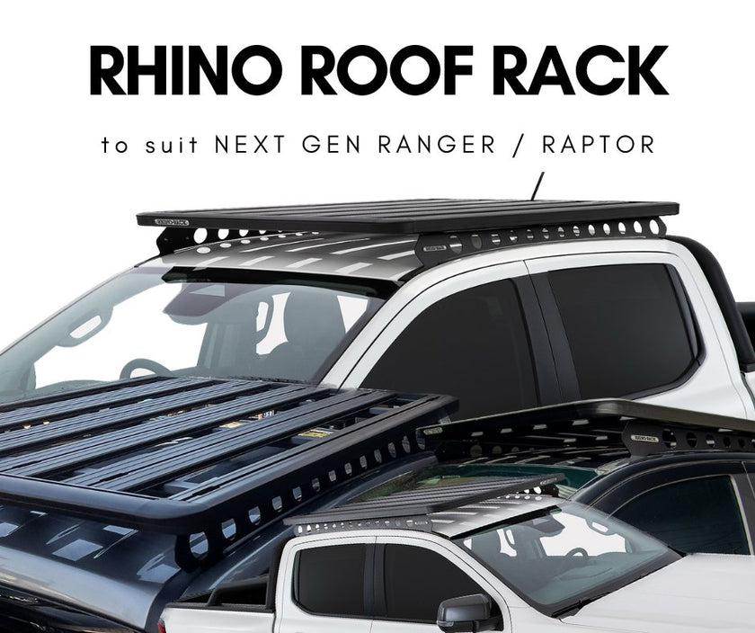 Ford Ranger Roof Rack (Rhino Rack - Next Gen Ranger/Raptor) – NXG