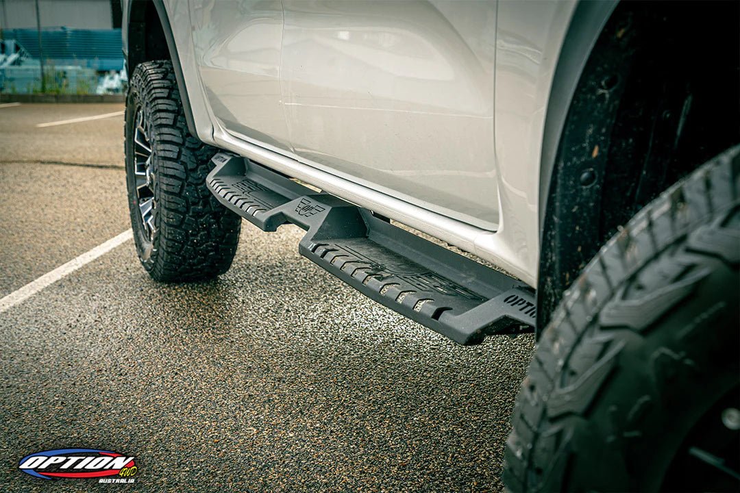 NEXT GEN FORD RANGER SIDE STEPS - OPTION 4WD
