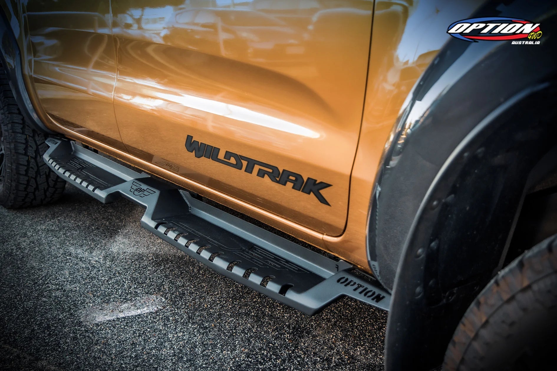 NEXT GEN FORD RANGER SIDE STEPS - OPTION 4WD