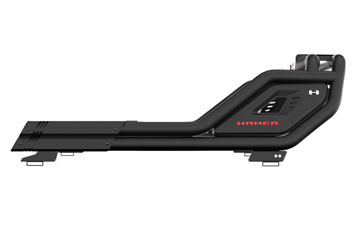 Night Fury Sports Bar on the Ford Ranger PX2/PX3, rear three-quarter view
