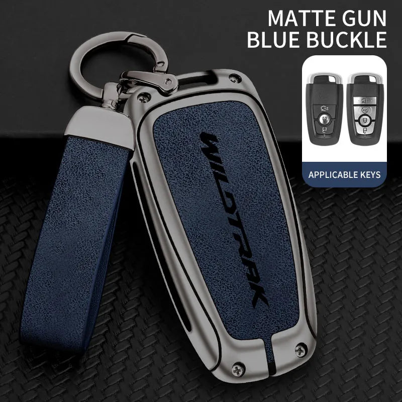 Zinc Alloy Key Case on the Ford Ranger Wildtrak, top view