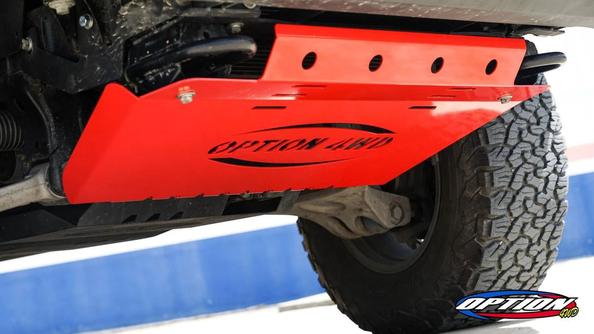 Bash Plate on the Ford Ranger Raptor Gen 1, side view