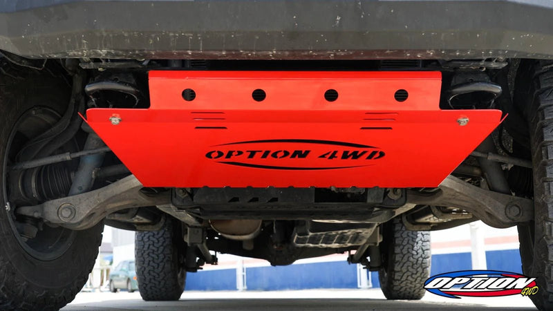 Option 4WD Bash Plate fitted to a Ford Ranger Raptor Gen 1 (2018-2022)