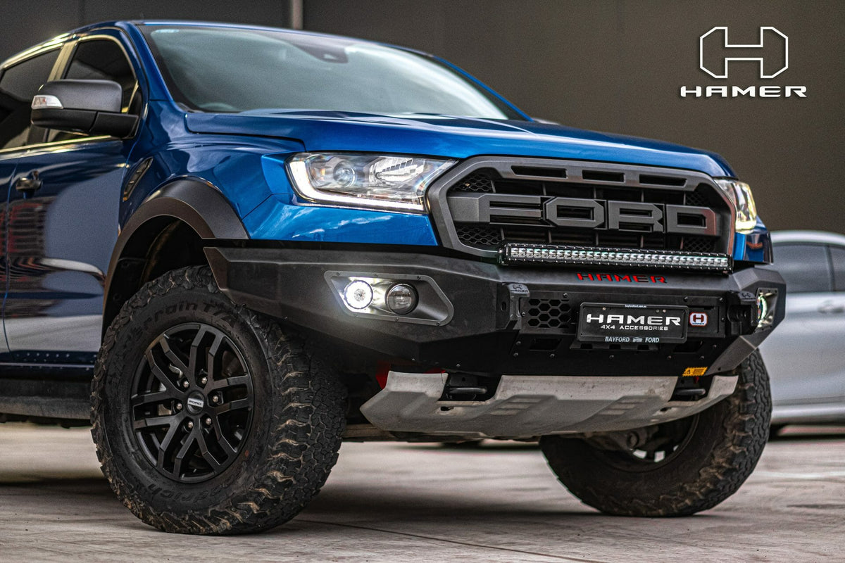 King Series Bull Bar on the Ford Ranger Raptor Gen 1, view 14