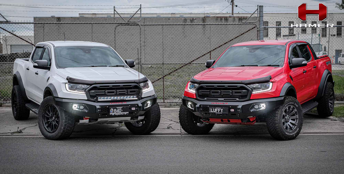 King Series Bull Bar on the Ford Ranger Raptor Gen 1, view 26