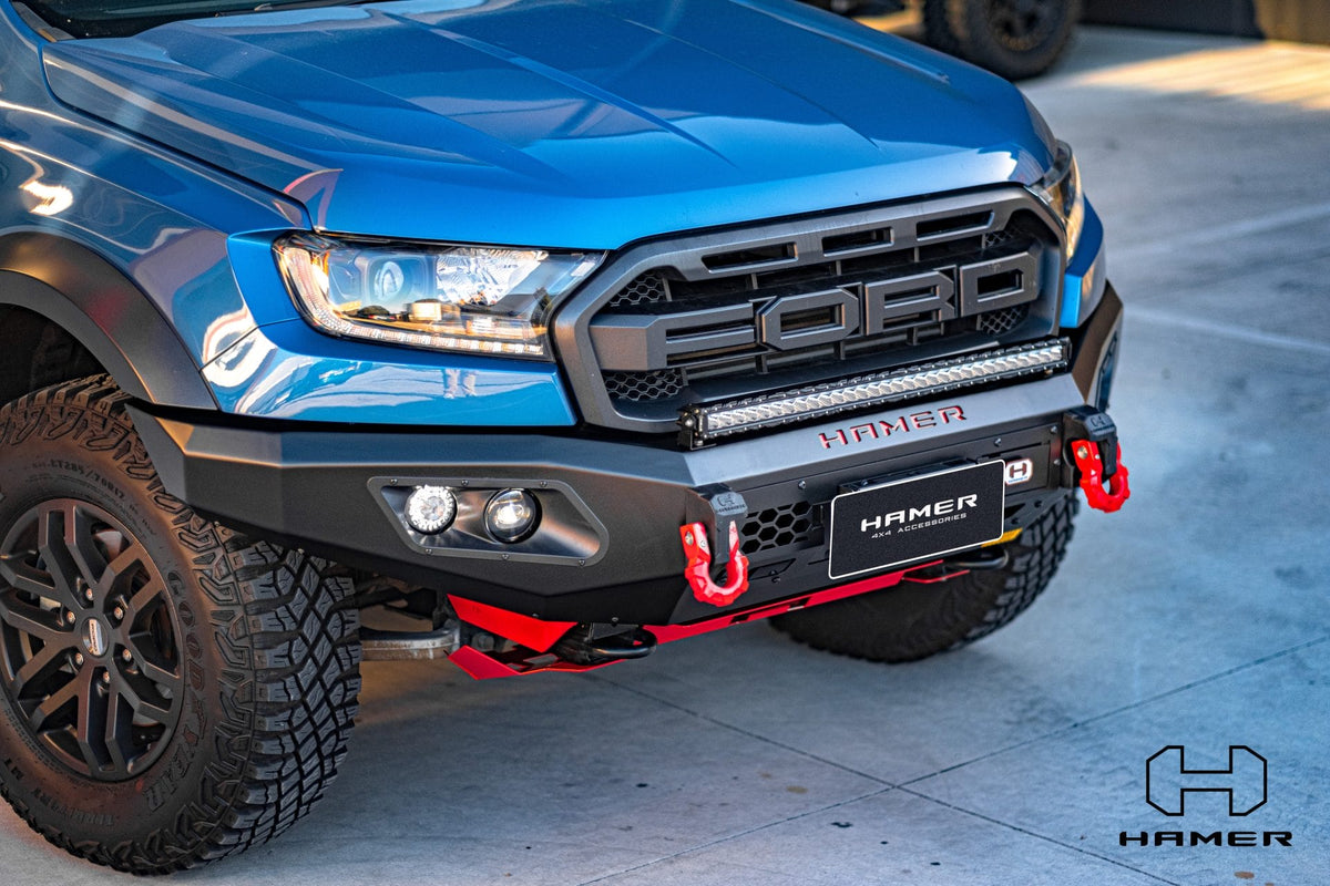 King Series Bull Bar on the Ford Ranger Raptor Gen 1, view 22