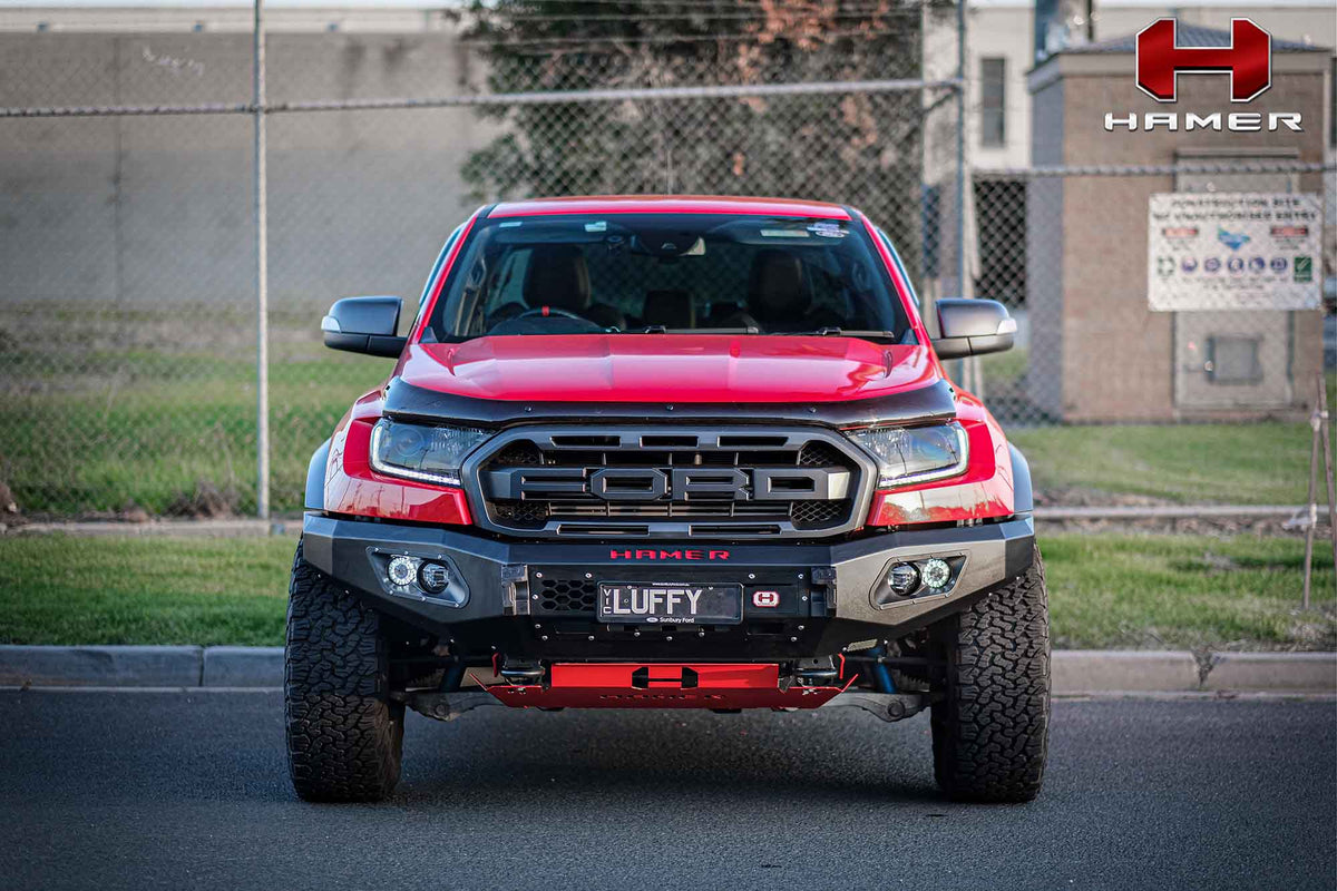 King Series Bull Bar on the Ford Ranger Raptor Gen 1, view 23