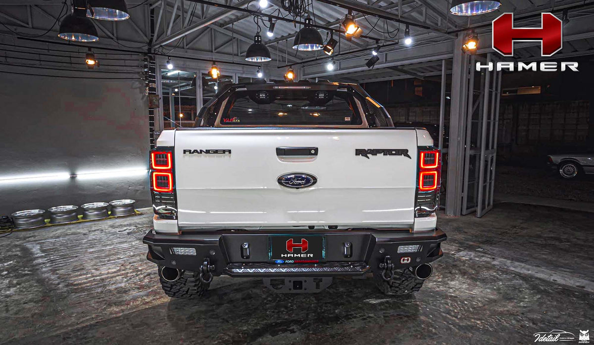 M-Series Rear Bar on the Ford Ranger Raptor Gen 1, view 12