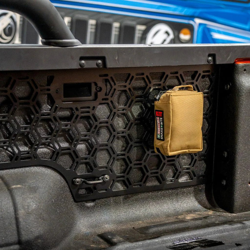 Pirate Camp Co Spray Liner Molle Panel fitted to a Next Gen Ford Ranger & Raptor (2022+)