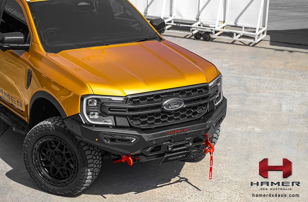 Atlas Bull Bar on the Next Gen Ford Ranger & Everest, fitted on the vehicle