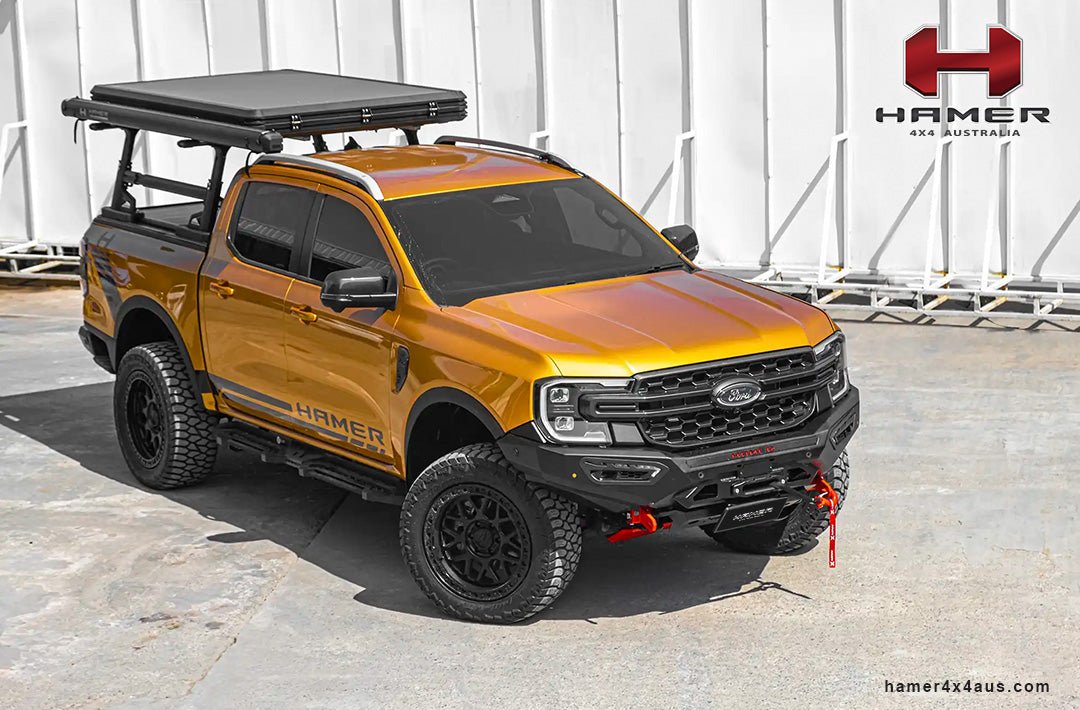 Atlas Bull Bar on the Next Gen Ford Ranger & Everest, mounting detail