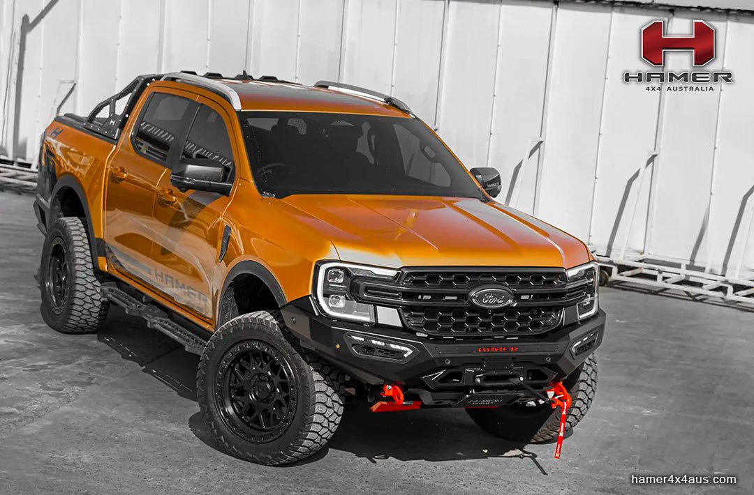 Atlas Bull Bar on the Next Gen Ford Ranger & Everest, top view