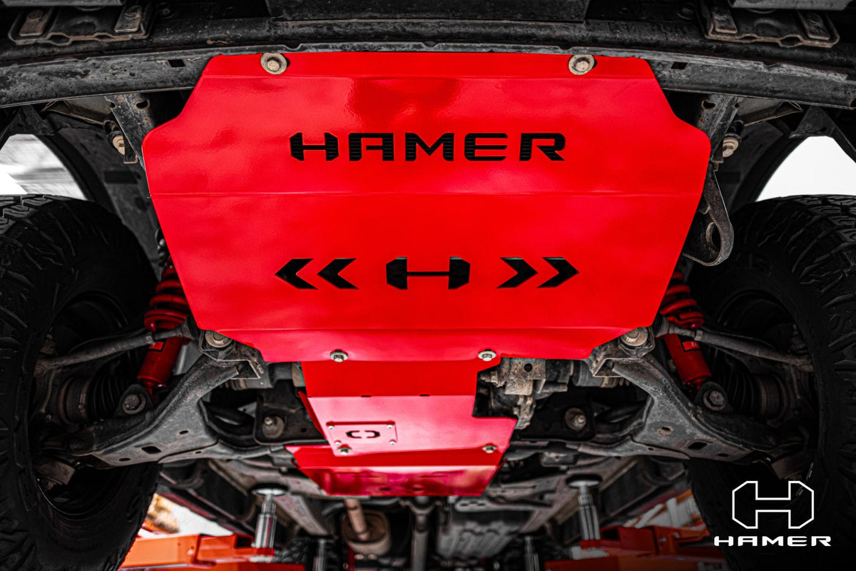 Bash Plate on the Ford Ranger PX2/PX3, close-up detail
