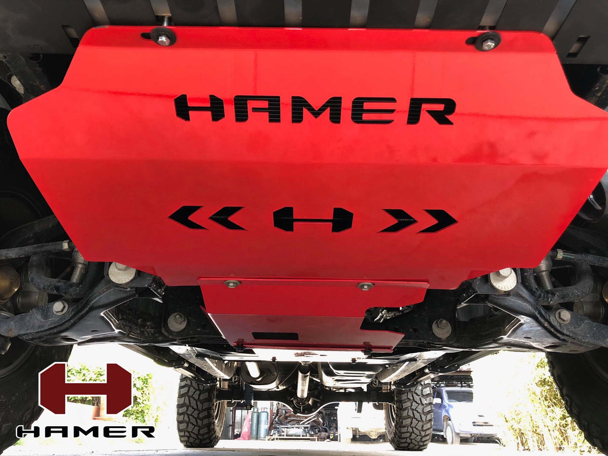 Hamer 4x4 Bash Plate fitted to a Ford Ranger PX2/PX3 (2015-2022)